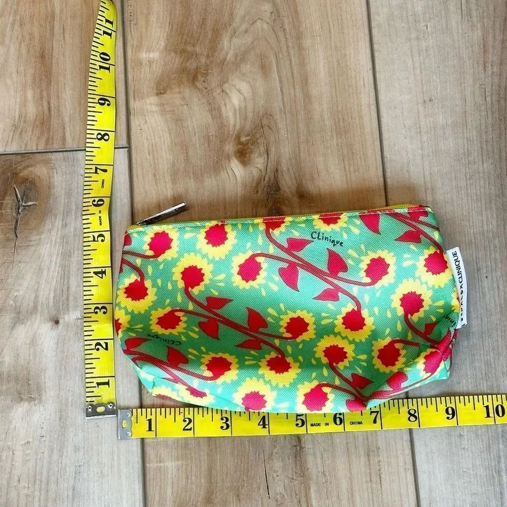 Clinique Fabric Pattern Cosmetic Travel Bag